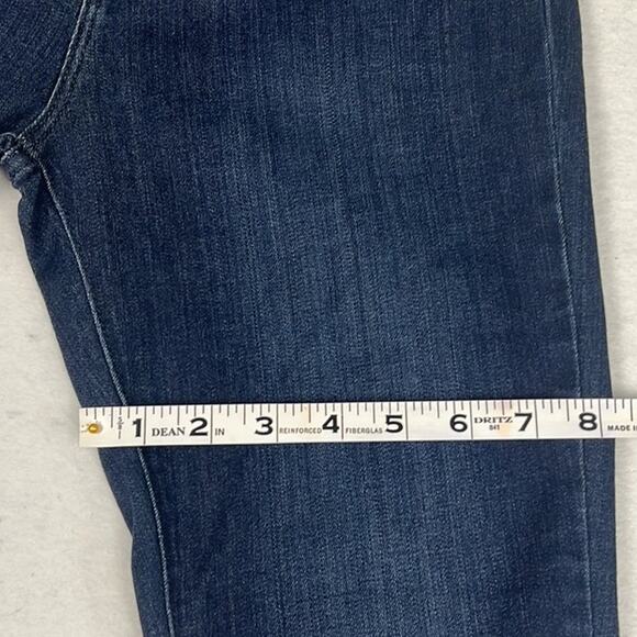 Just Black Women’s Dark Wash Denim Jeans Stretch SZ 11 Skinny Cut Elevated Basic - Picture 6 of 11